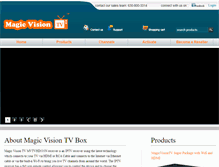 Tablet Screenshot of magicvisiontv.com